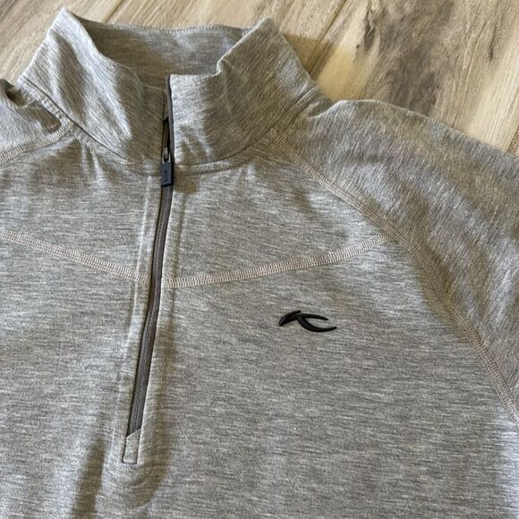 KJUS Men's Ski Half-Zip Mid Layer Grey Melange- Still Full Price 56 2XL - Picture 2 of 5